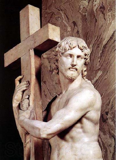 Michelangelo Buonarroti Christ Carrying the Cross Norge oil painting art